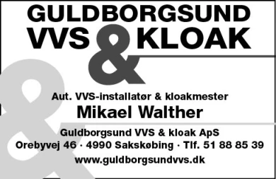 Annonce for  Guldborgsund VVS & Kloak