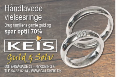 Annonce for  Keis Guld & Sølv Aps