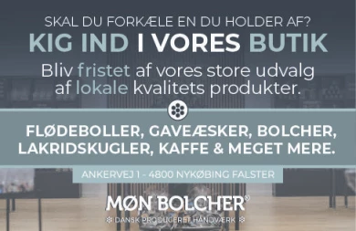 Annonce for  Møn Bolcher, Møn Dragèe