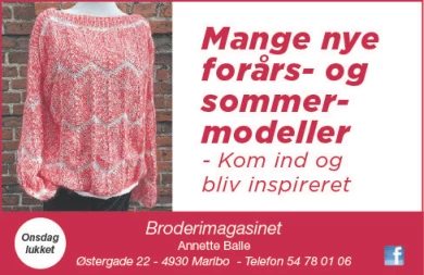 Annonce for  Broderimagasinet